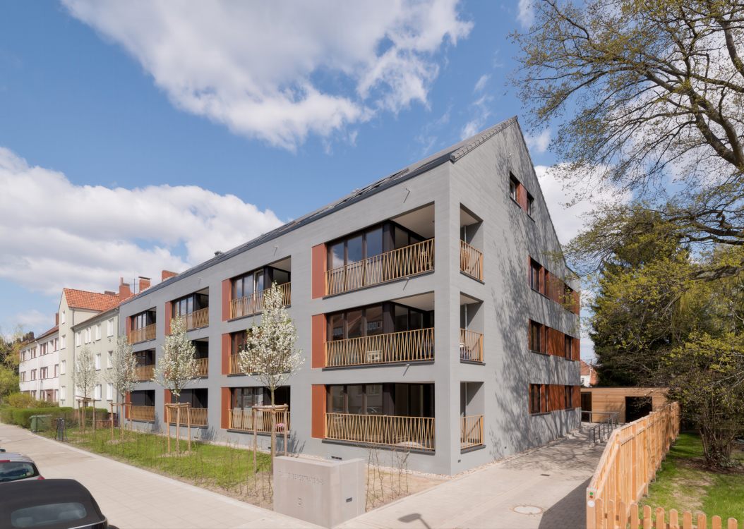 Frisch fertiggestelltes Wohnhaus, Dannenbergstraße, Hannover Frisch fertiggestelltes Wohnhaus, Dannenbergstraße, Hannover